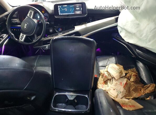5XYP54HC1MG154965 2021 KIA TELLURIDE Gray Вид панелі приладів