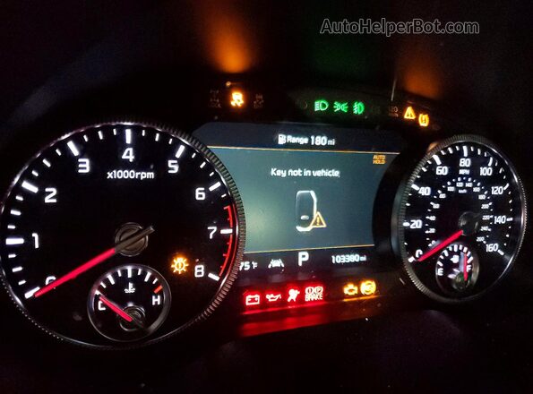 5XYP54HC1MG154965 2021 KIA TELLURIDE Gray Вид щитка приладів