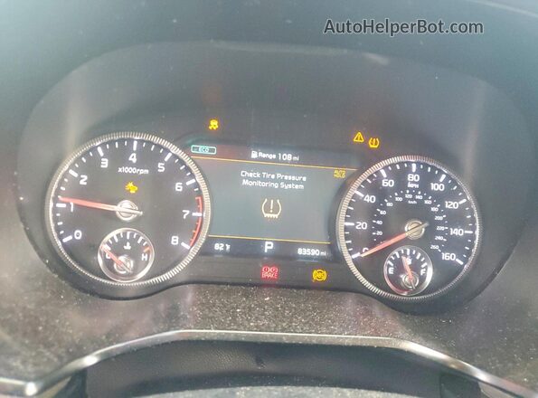 5XYP54HC1NG296492 2022 KIA TELLURIDE Brown Вид щитка приладів