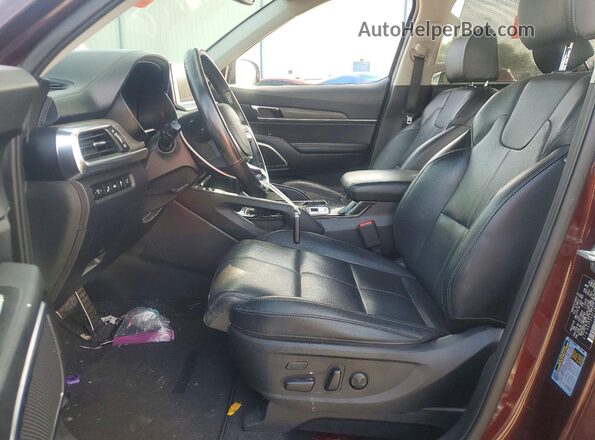 5XYP54HC1NG296492 2022 KIA TELLURIDE Brown Вид салону спереду