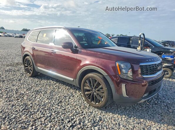 5XYP54HC1NG296492 2022 KIA TELLURIDE Brown Передня права чверть