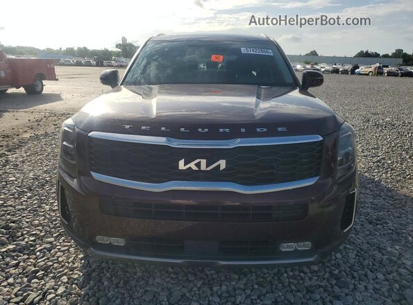 5XYP54HC1NG296492 2022 KIA TELLURIDE Brown Вид спереду