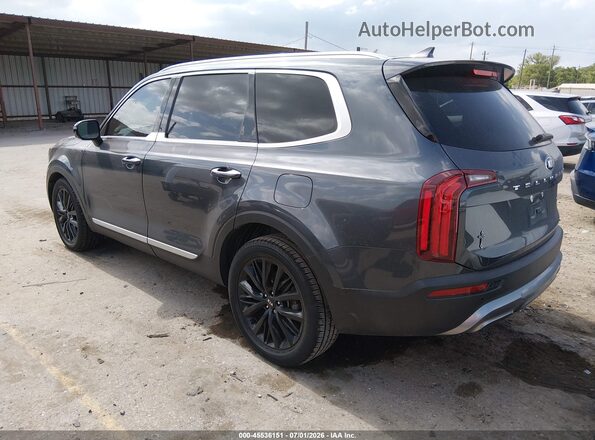 5XYP54HC3MG130392 2021 KIA TELLURIDE Серый Задняя левая четверть