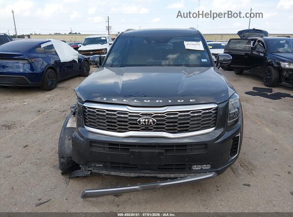 5XYP54HC3MG130392 2021 KIA TELLURIDE Серый Вид щитка приборов
