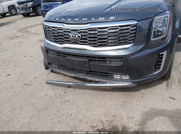 5XYP54HC3MG130392 2021 KIA TELLURIDE Серый Вид спереди