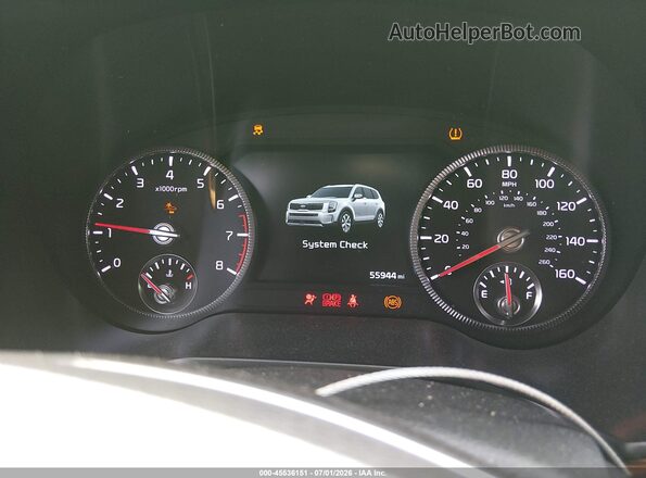 5XYP54HC3MG130392 2021 KIA TELLURIDE Серый Вид задних сидений