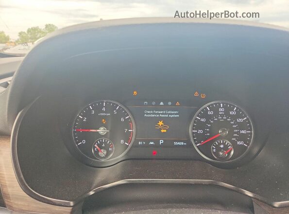 5XYP54HC3NG214729 2022 KIA TELLURIDE White Instrument cluster view