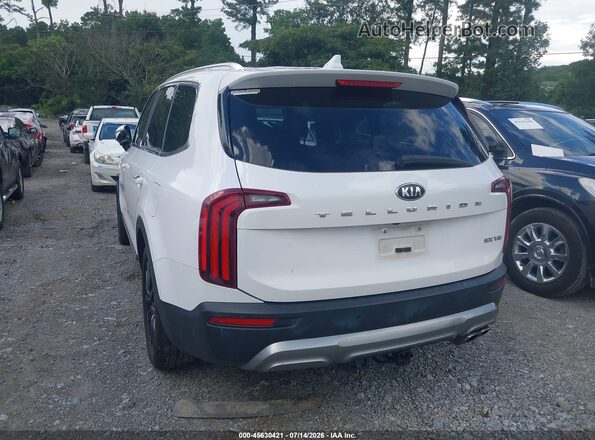 5XYP54HC5MG151633 2021 KIA TELLURIDE White Rear left