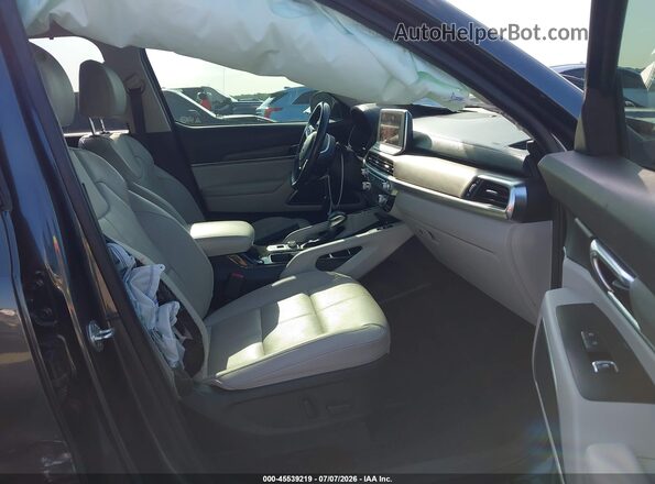 5XYP54HC6MG161054 2021 KIA TELLURIDE Gray წინა სალონის ხედი