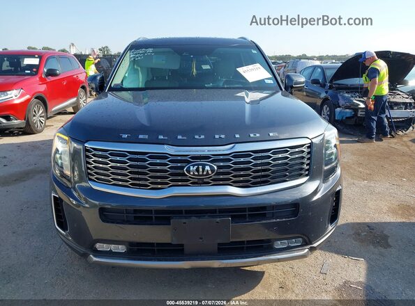 5XYP54HC6MG161054 2021 KIA TELLURIDE Gray ხელსაწყოთა პანელის ხედი