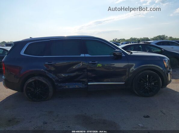 5XYP54HC6MG161054 2021 KIA TELLURIDE Gray უკანა სალონის ხედი