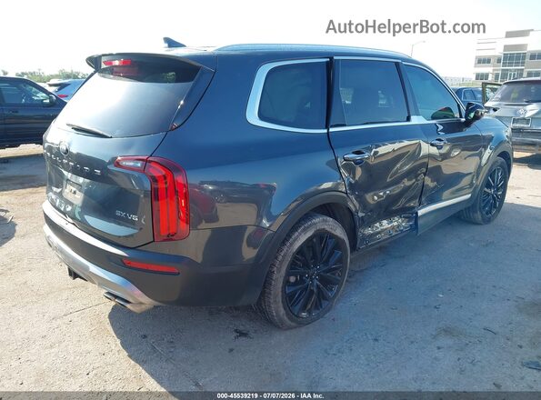 5XYP54HC6MG161054 2021 KIA TELLURIDE Gray უკანა მარჯვენა