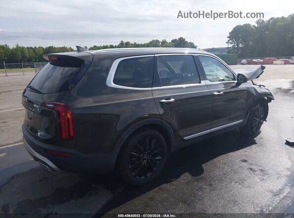 5XYP54HC6NG251516 2022 KIA TELLURIDE Brown Rear right
