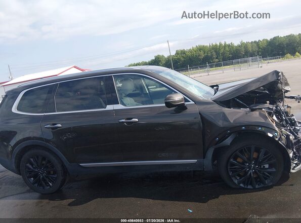 5XYP54HC6NG251516 2022 KIA TELLURIDE Brown 360 interior view