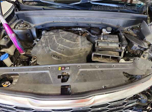 5XYP54HC8LG025944 2020 KIA TELLURIDE Зеленый Вид подкапотного пространства