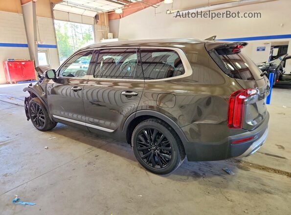 5XYP54HC8LG025944 2020 KIA TELLURIDE Зеленый Задняя левая четверть