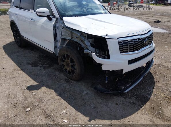 5XYP54HC8LG079132 2020 KIA TELLURIDE White წინა ხედი