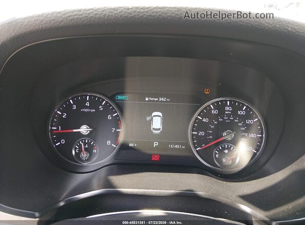 5XYP54HC8LG079132 2020 KIA TELLURIDE White უკანა სავარძლების ხედი
