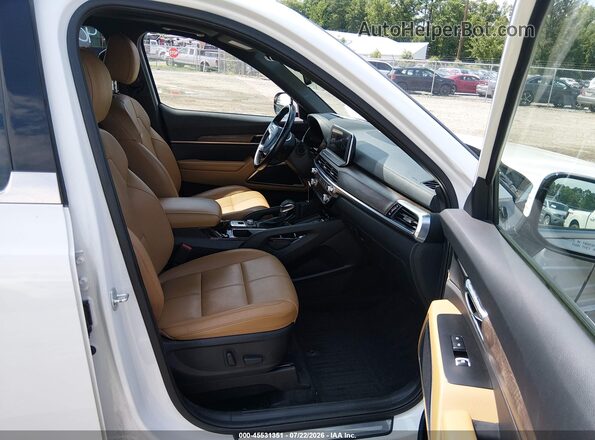 5XYP54HC8LG079132 2020 KIA TELLURIDE White წინა სალონის ხედი