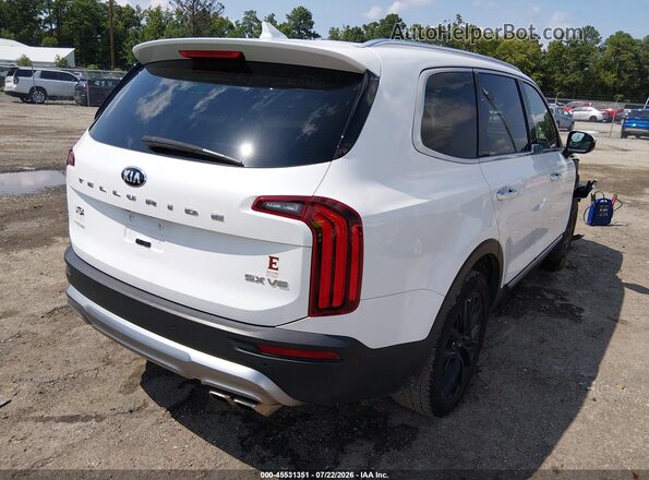 5XYP54HC8LG079132 2020 KIA TELLURIDE White უკანა მარჯვენა