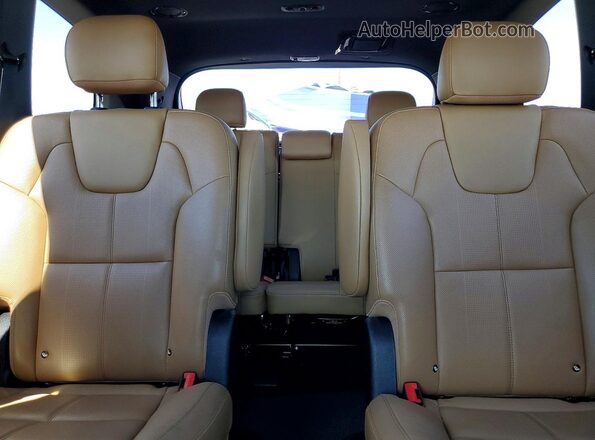 5XYP54HC9MG167110 2021 KIA TELLURIDE White უკანა სავარძლების ხედი