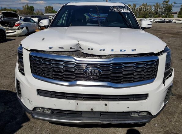 5XYP54HC9MG167110 2021 KIA TELLURIDE White წინა ხედი