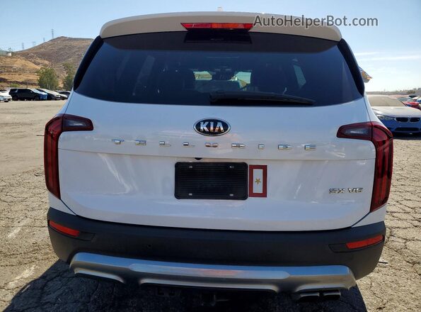 5XYP54HC9MG167110 2021 KIA TELLURIDE White უკანა ხედი