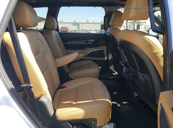 5XYP54HC9MG167110 2021 KIA TELLURIDE White უკანა სალონის ხედი