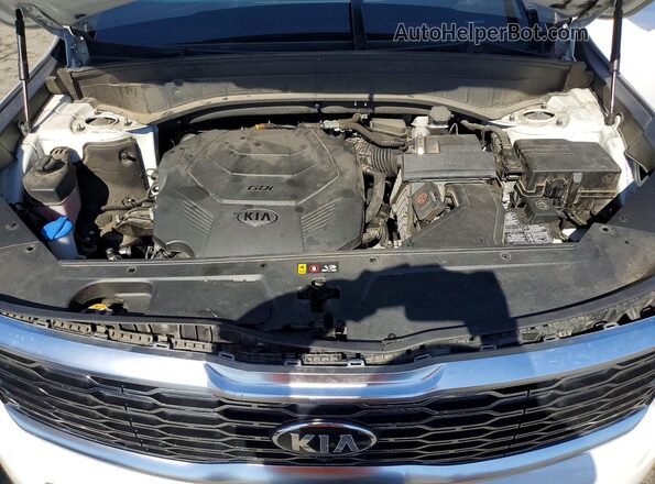 5XYP54HC9MG167110 2021 KIA TELLURIDE White ძრავის განყოფილების ხედი