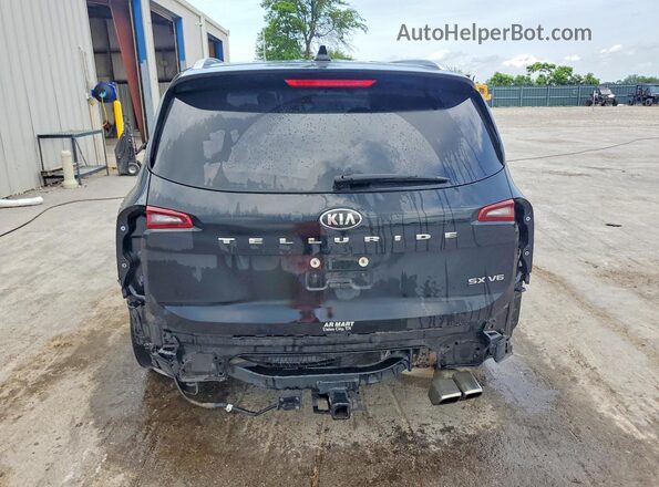 5XYP54HCXLG089788 2020 KIA TELLURIDE Black Вид ззаду