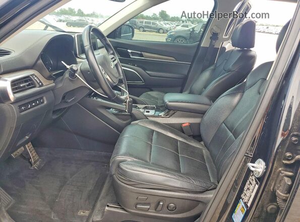 5XYP54HCXLG089788 2020 KIA TELLURIDE Black Вид салону спереду