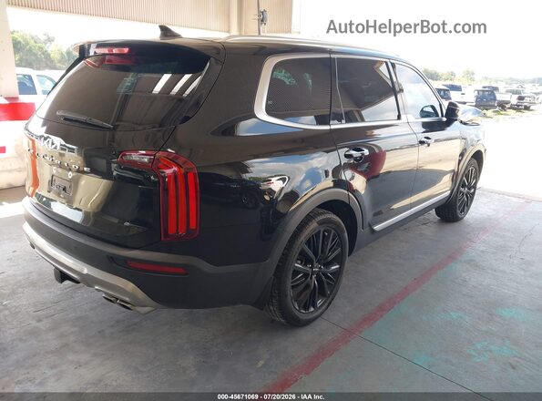 5XYP54HCXNG275639 2022 KIA TELLURIDE Black Trasero derecho