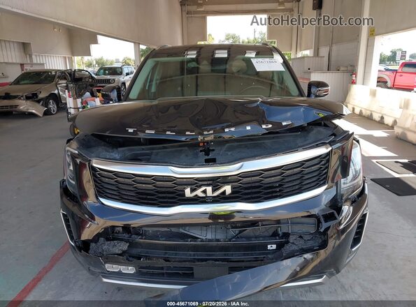 5XYP54HCXNG275639 2022 KIA TELLURIDE Black Vista del cuadro de instrumentos
