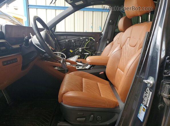 5XYP5DGC0RG546361 2024 KIA TELLURIDE Charcoal Widok wnętrza z przodu