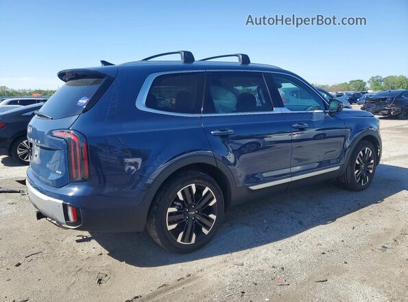 5XYP5DGC2RG435617 2024 KIA TELLURIDE Blue Trasero derecho