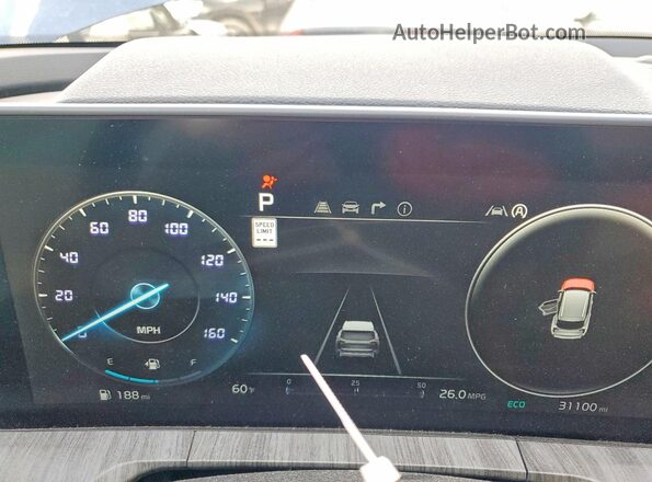 5XYP5DGC2RG435617 2024 KIA TELLURIDE Blue Vista del cuadro de instrumentos
