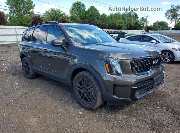 5XYP5DGC2RG471548 2024 KIA TELLURIDE Зеленый Передняя правая четверть