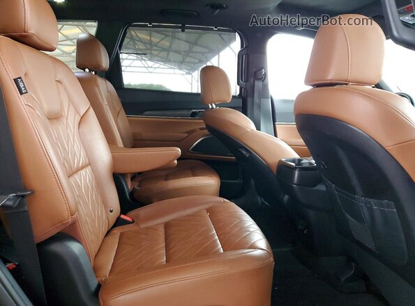 5XYP5DGC2RG519601 2024 KIA TELLURIDE Green Rear seats view