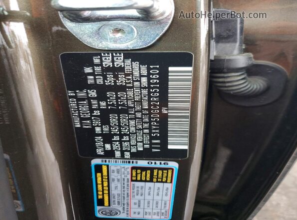 5XYP5DGC2RG519601 2024 KIA TELLURIDE Green Engine compartment view