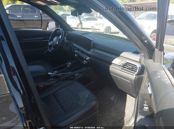 5XYP5DGC3RG436663 2024 KIA TELLURIDE Black Widok wnętrza z przodu