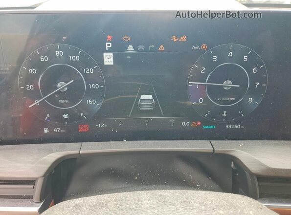 5XYP5DGC4RG492966 2024 KIA TELLURIDE Gray Սարքավորումների վահանակի տեսք