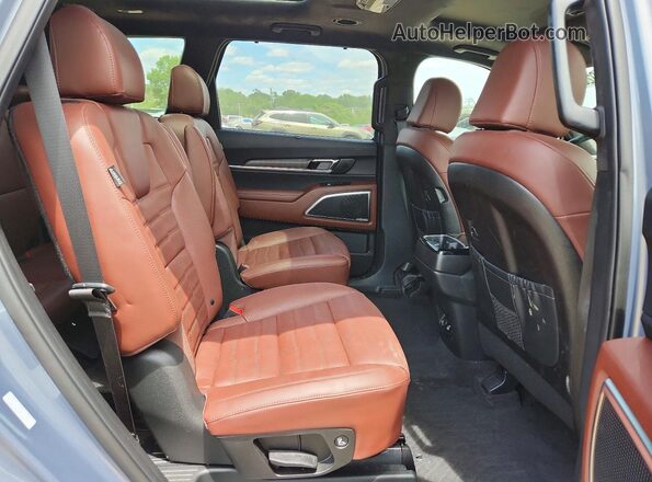 5XYP5DGC4SG635212 2025 KIA TELLURIDE Gray Widok wnętrza z tyłu