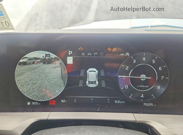 5XYP5DGC5RG429939 2024 KIA TELLURIDE Черный Вид щитка приборов