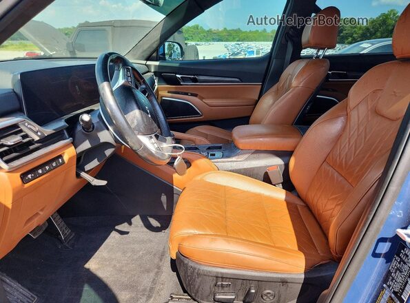 5XYP5DGC6PG344976 2023 KIA TELLURIDE Blue Vista interior delantera