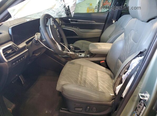 5XYP5DGC6RG480057 2024 KIA TELLURIDE Green Widok wnętrza z przodu