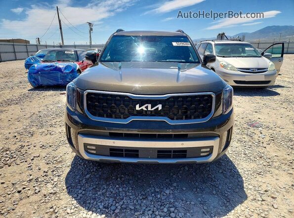 5XYP5DGC7PG396228 2023 KIA TELLURIDE Brown Вид спереду