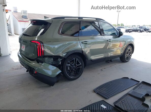 5XYP5DGC7SG699342 2025 KIA TELLURIDE Зеленый Задняя правая четверть