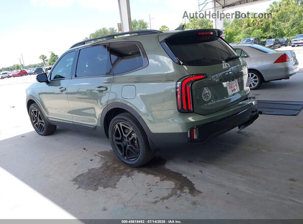 5XYP5DGC7SG699342 2025 KIA TELLURIDE Зеленый Задняя левая четверть
