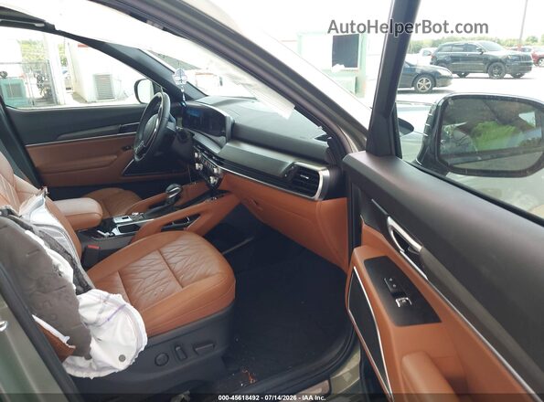 5XYP5DGC7SG699342 2025 KIA TELLURIDE Зеленый Вид салона спереди