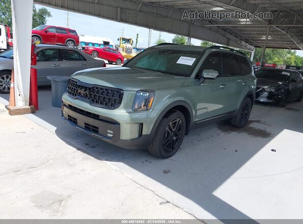 5XYP5DGC7SG699342 2025 KIA TELLURIDE Зеленый Передняя левая четверть